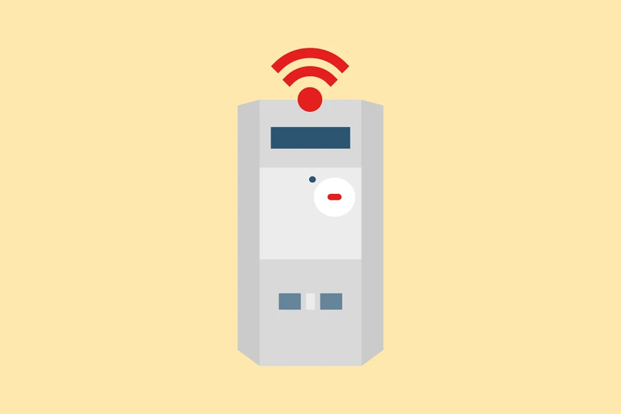 Smart Meter Illustration eines Smart Meters